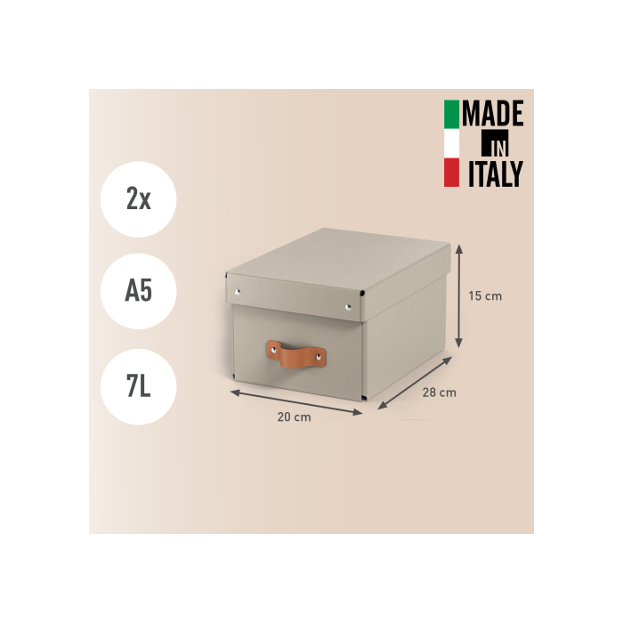 Pack 2 Cajas de Almacenamiento Cartón Pequeña Color Beige Leitz 61470012 2 Pack 2 Cajas de Almacenamiento Cartón Pequeña Color Beige Leitz 61470012 2