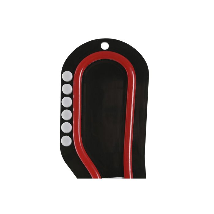 Decoracion Luminosa Urban DKD Home Decor Negro Rojo 1.5 x 63 x 28 cm (2 Unidades) 3