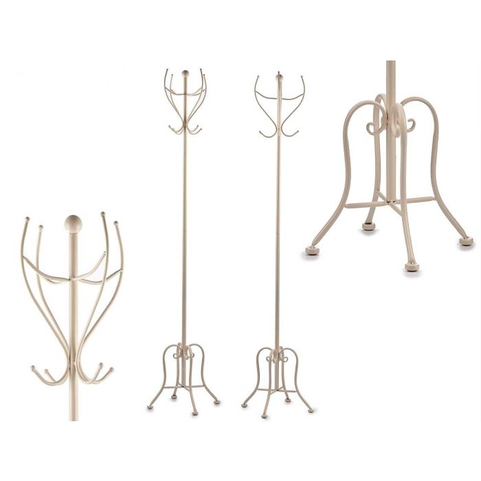 Perchero de Metal Crema Giftdecor 30x180x30 cm Perchero de Metal Crema Giftdecor 30x180x30 cm