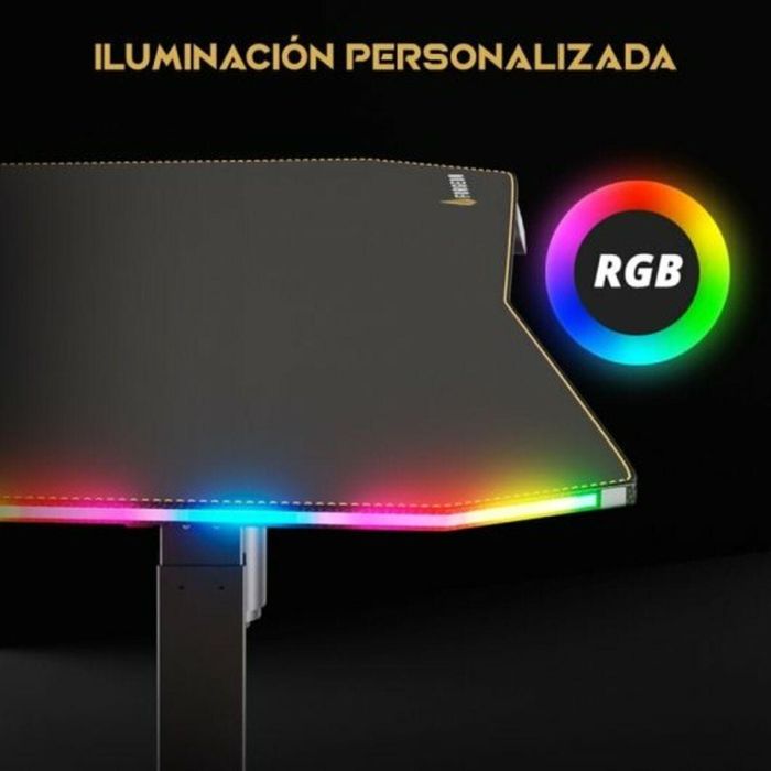 Mesa de Escritorio Forgeon Battleground Negro 2