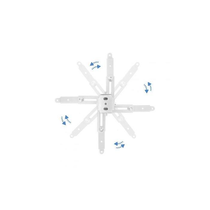 TooQ PJ2012T-W Soporte de Techo para Proyector, Metálico Inclinable +/-15°, Carga 20kg, Altura Ajustable 13-65cm, Blanco 3 TooQ PJ2012T-W Soporte de Techo para Proyector, Metálico Inclinable +/-15°, Carga 20kg, Altura Ajustable 13-65cm, Blanco 3
