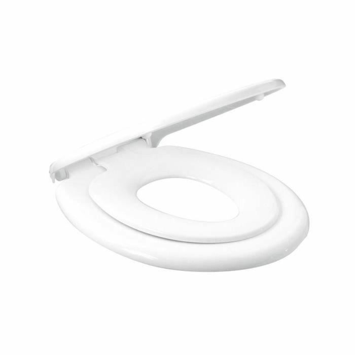 Gelco Asiento de inodoro para adulto y niño, doble aro con freno de caída, sujeción universal, polipropileno, blanco, aro niño magnético 0 Gelco Asiento de inodoro para adulto y niño, doble aro con freno de caída, sujeción universal, polipropileno, blanco, aro niño magnético 0