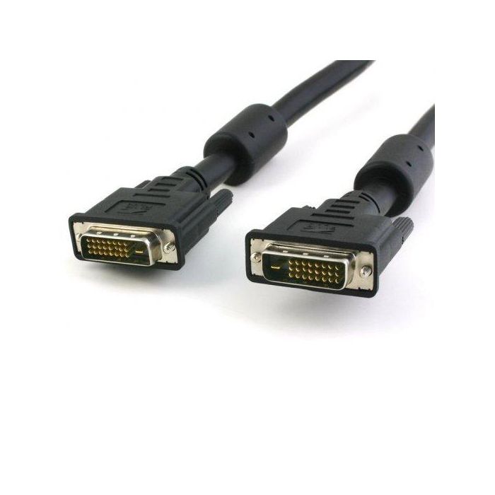 Equip Cable DVI-D Dual Link Macho a Macho (24+1) 1.8m para Monitores WQXGA 2560x1600, Alta Velocidad 9.9Gbps, Doble Blindaje