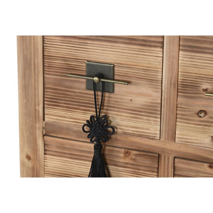 Cajonera Home ESPRIT Negro Natural Abeto Madera MDF Oriental 63 x 27 x 101 cm 4 Cajonera Home ESPRIT Negro Natural Abeto Madera MDF Oriental 63 x 27 x 101 cm 4