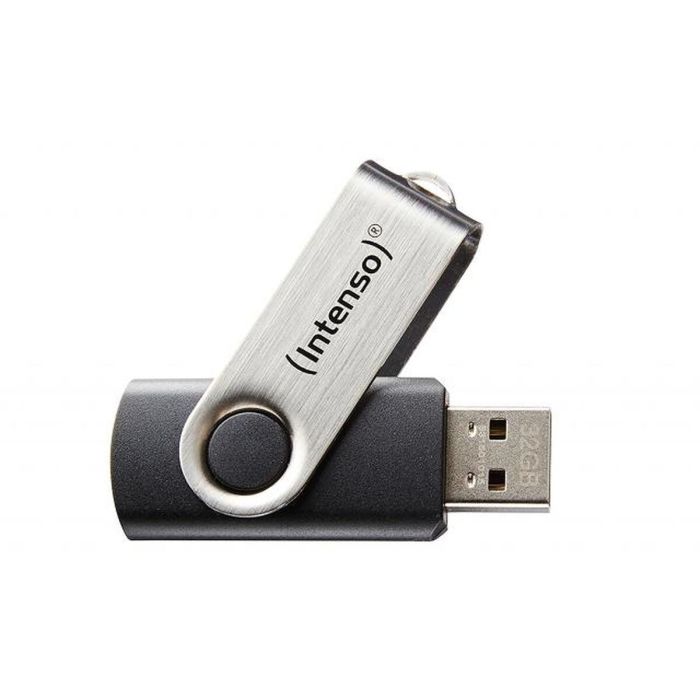 Intenso 3503490 Memoria USB 2.0 Basic 64GB Negro y Plata 10
