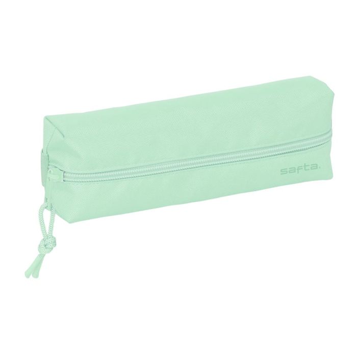 Bolso Escolar Portatodo Safta Rectangular Con Goma Elastica 22 cm Verde Claro 2