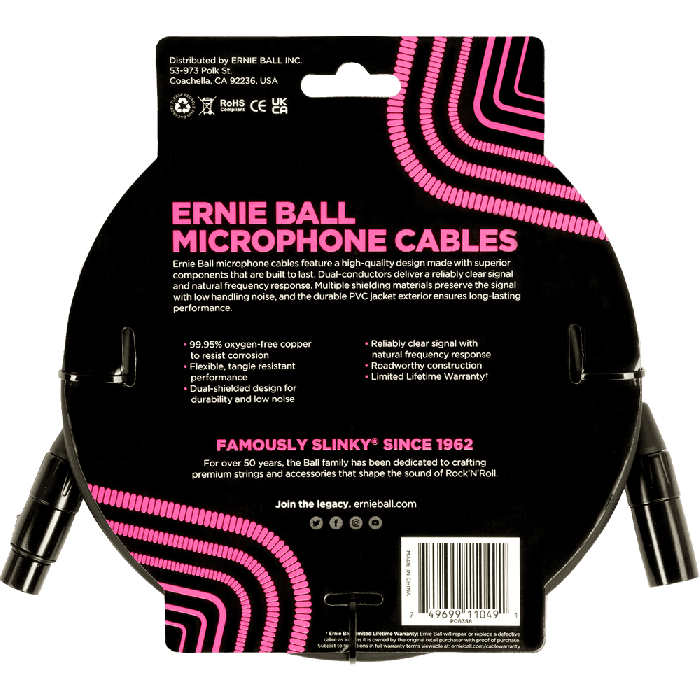Cable Eb Micrófono Classic Xlr-Xlr Negro - 6 M 1 Cable Eb Micrófono Classic Xlr-Xlr Negro - 6 M 1