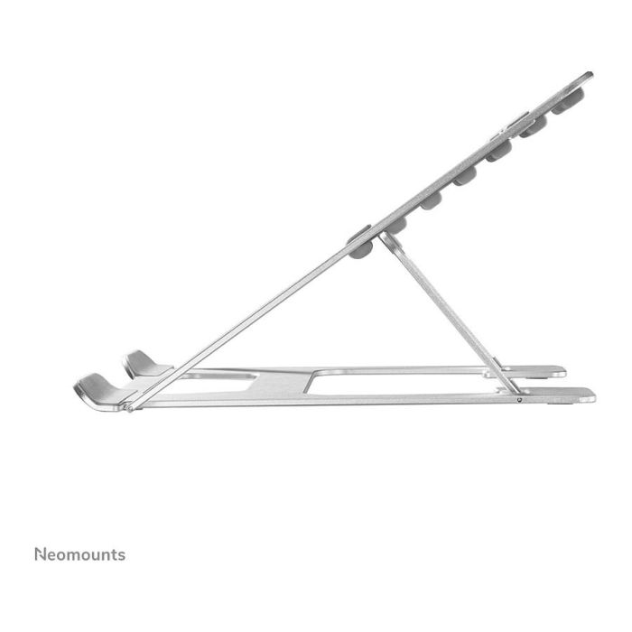 Neomounts NSLS085SILVER Soporte Portátil Plegable Universal Plata Aluminio para Pantallas de 10-17 Pulgadas con Capacidad de 5KG 17