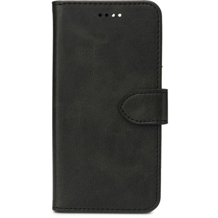 eSTUFF Funda Piel PU Billetera para iPhone 16e/14 WALES - Negra con 3 Tarjetas y Soporte 0 eSTUFF Funda Piel PU Billetera para iPhone 16e/14 WALES - Negra con 3 Tarjetas y Soporte 0