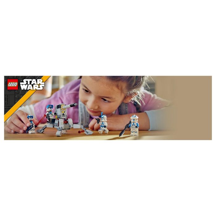 LEGO Star Wars Pack de Combate: Soldados Clon de la 501 75345 Juego de Construcción para Niños a Partir de 6 Años con 119 Piezas 11
