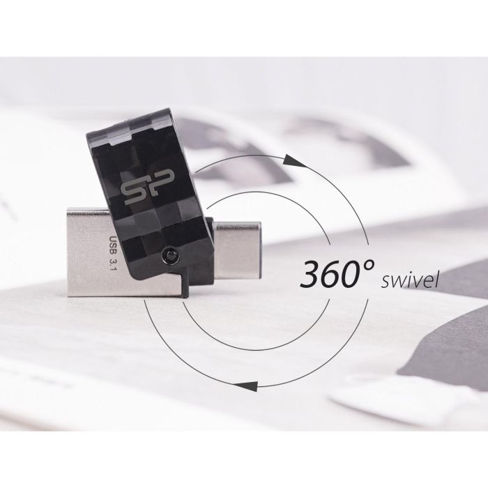 STICK USB3.1 64GB Silicon Power Type C C31 Black 7 STICK USB3.1 64GB Silicon Power Type C C31 Black 7