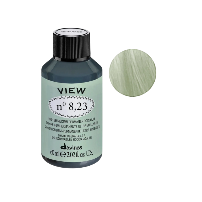 View, Tinte de cabello demi-permanente, 8.23 , 60 ml