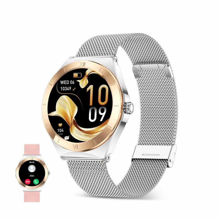 Smartwatch KSIX Lya Plateado 1,19"