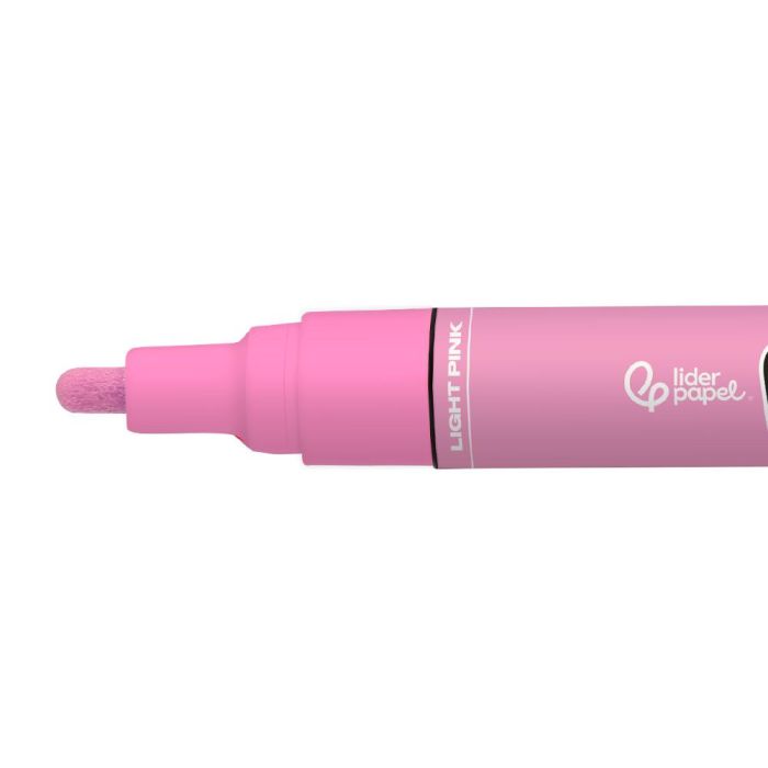 Rotulador Liderpapel Acrylic Base Agua Todo Tipo De Superficie Punta Redonda 3 mm Rosa Claro 2 Rotulador Liderpapel Acrylic Base Agua Todo Tipo De Superficie Punta Redonda 3 mm Rosa Claro 2