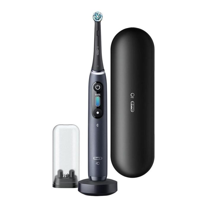 Oral-B iO Series 8 4210201363095 Cepillo Dental Eléctrico Giratorio Negro con 6 Modos de Cepillado y Tecnología iO