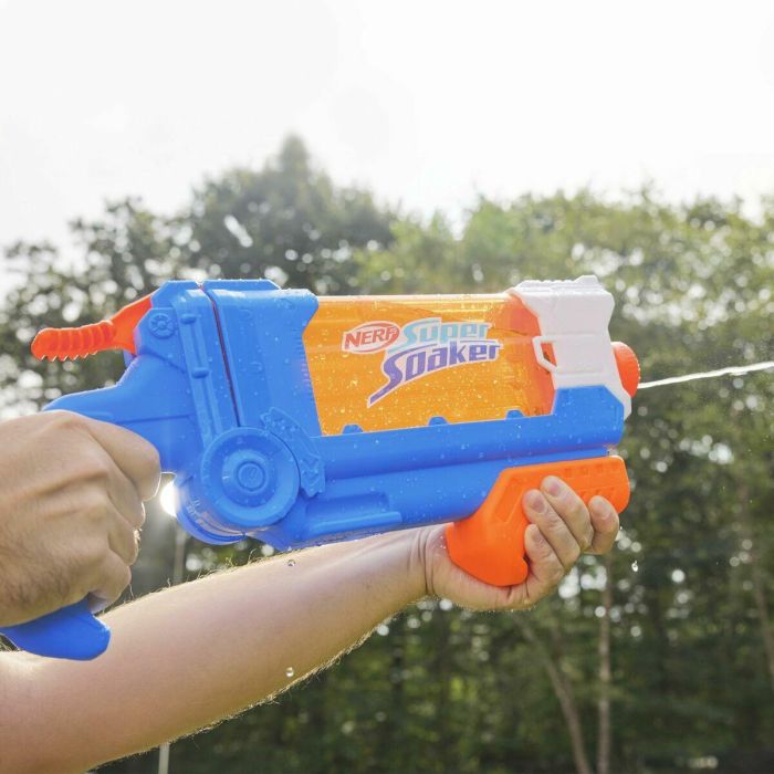 Nerf Super Soaker Flip Fill Lanzador de Agua con 4 Patrones de Disparo y Llenado Rápido, Juguetes para Mayores de 6 Años Nerf Super Soaker Flip Fill Lanzador de Agua con 4 Patrones de Disparo y Llenado Rápido, Juguetes para Mayores de 6 Años