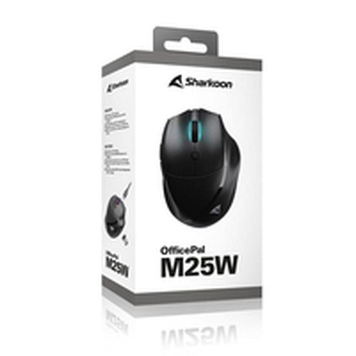 Sharkoon OfficePal M25W ratón Juego mano derecha RF Wireless + USB Type-C Óptico 4000 DPI 1 Sharkoon OfficePal M25W ratón Juego mano derecha RF Wireless + USB Type-C Óptico 4000 DPI 1