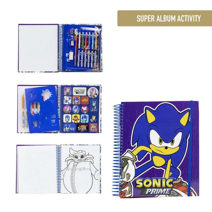 Album actividades coloreable sonic prime 5 Album actividades coloreable sonic prime 5