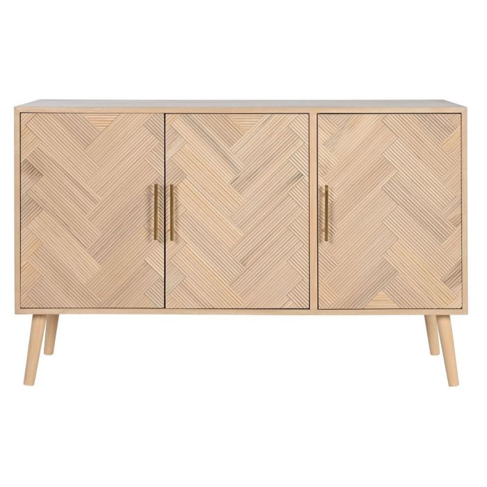 Aparador Home ESPRIT Natural Madera de Paulonia Madera MDF 120 x 34 x 76 cm 1
