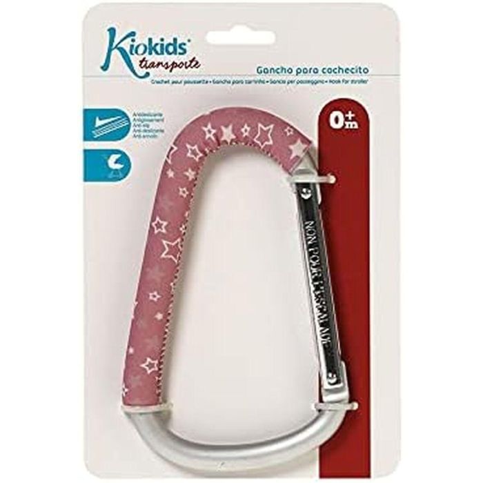 Mosquetón Rosa Estrellas 4 Mosquetón Rosa Estrellas 4