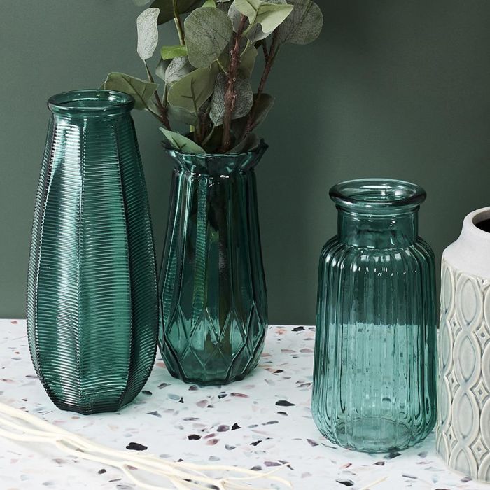 Home Deco Factory Jarrón Cristal Essentiel Vidrio/ Cristal Máquina 22,3 cm 1