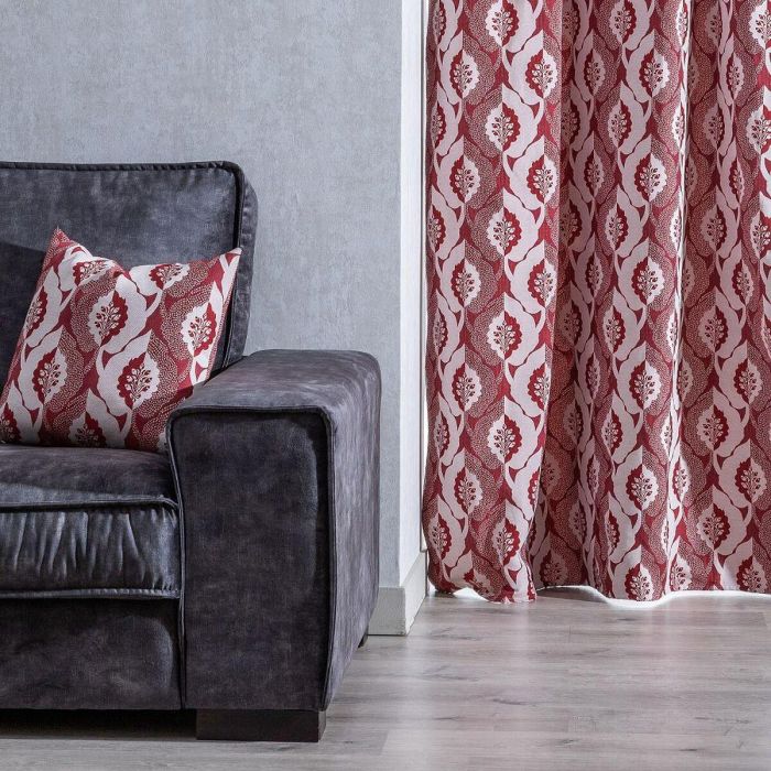 Cortina Rojo Multicolor 140 x 1 x 260 cm