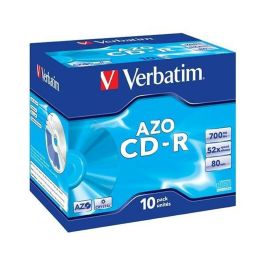 CD-R Verbatim CD-R AZO Crystal 700 MB (10 Unidades) Precio: 13.95000046. SKU: S8419623