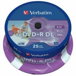 DVD+R Verbatim 43667 25 Unidades Precio: 48.94999945. SKU: S8419657