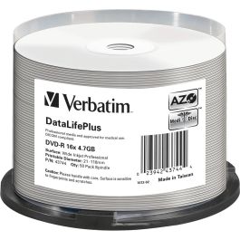 DVD-R Verbatim DataLifePlus 50 Piezas Precio: 33.94999971. SKU: S8419658