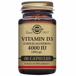 Vitamina D3 (Colecalciferol) Solgar 4000 iu