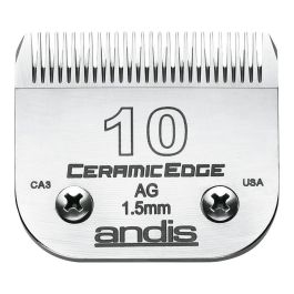 Cuchillas para Recortadora Andis 10 Cerámica Perro Acero Acero al carbono (1,5 mm)