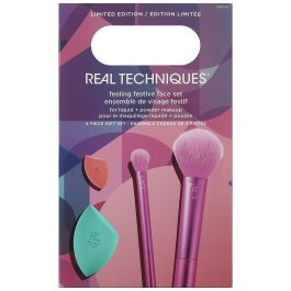 Set de Brochas de Maquillaje Real Techniques Feeling Festive Face 4 Piezas Precio: 10.99549627. SKU: S05108732