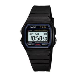Reloj Hombre Casio F-91W-1CR Precio: 24.95000035. SKU: B1F978PZAM