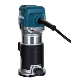 Makita RT0702CX2J Fresa Multifunción 710W con Velocidad Ajustable y Arranque Suave, 10000-34000 RPM