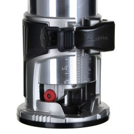 Makita RT0702CX2J Fresa Multifunción 710W con Velocidad Ajustable y Arranque Suave, 10000-34000 RPM