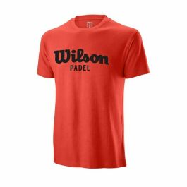 Camiseta de Manga Corta Hombre Wilson Script Rojo Precio: 28.9500002. SKU: S6446331