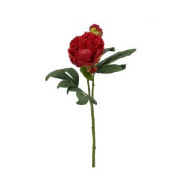 Flor Artificial Vara Peonia Rojo Tela Precio: 2.50000036. SKU: B1KNH7GWEX