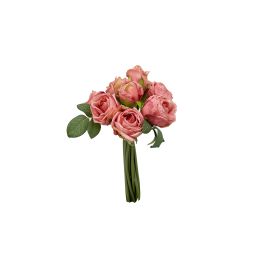Flor Artificial Bouquet Capullo Rosa Coral Tela Precio: 5.94999955. SKU: B1EWWR5YPR