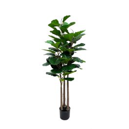 Planta Artificial Ficus Lyrata 160 cm Verde Tela