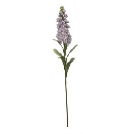 Flor Artificial Vara de Delphinium Lila Tela