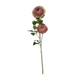 Flor Artificial Vara de Ranúnculo Rosa Tela Precio: 4.94999989. SKU: B15NWFRR45