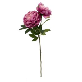 Flor Artificial Vara de Peonia Rosa Tela Precio: 7.95000008. SKU: B14HCVL2PA