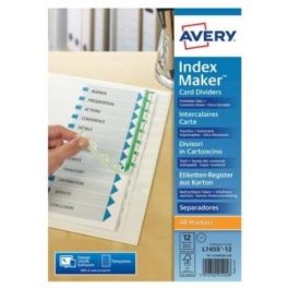 Avery índices separadores 6 pestañas personalizadas index maker 222x297mm blanco Precio: 5.94999955. SKU: B1CZPDNB8K