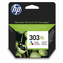 Cartucho de tinta tricolor HP 303XL original de alto rendimiento para HP Envy Photo 6220/6230/7130 (T6N03AE)