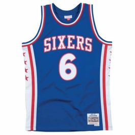 Camiseta de baloncesto Mitchell & Ness Philadelphia 76ers 1976-77 Nº6 Julius Erving Azul Precio: 107.94999996. SKU: S64110763