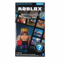 Figura roblox pack deluxe mystery con accesorios, tarjeta de trucos y ficha de objeto virtual 7,5 cm - modelos surtidos Figura roblox pack deluxe mystery con accesorios, tarjeta de trucos y ficha de objeto virtual 7,5 cm - modelos surtidos