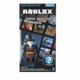 Figura roblox pack deluxe mystery con accesorios, tarjeta de trucos y ficha de objeto virtual 7,5 cm - modelos surtidos Figura roblox pack deluxe mystery con accesorios, tarjeta de trucos y ficha de objeto virtual 7,5 cm - modelos surtidos