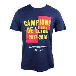 Camiseta de Manga Corta Hombre Nike FC BARCELONA Azul Precio: 25.95000001. SKU: S6432618