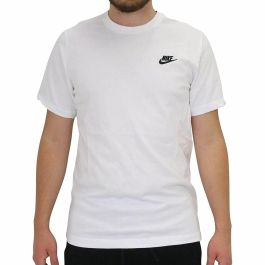 Camiseta de Manga Corta Hombre Nike AR4997 101 Blanco Hombre