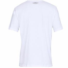 Camiseta de Manga Corta Hombre Under Armour Team issue Wordmark Blanco